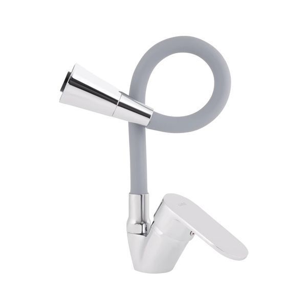 Змішувач для кухні Lidz Tani 008F3 з гнучким виливом (k40) LDTAN008F3GCR39507 Grey / Chrome SD00045611 фото