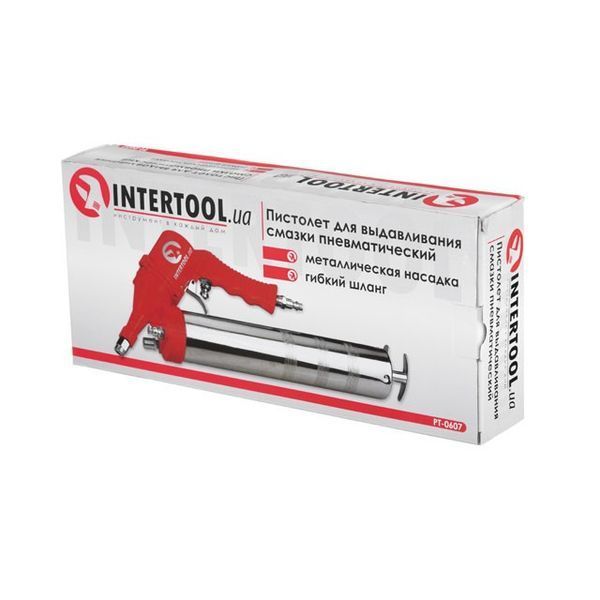 Пневмопістолет для видавлювання мастила Intertool PT-0607 PT-0607 фото
