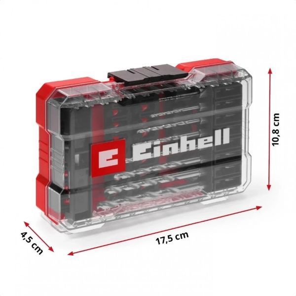 Набір ударних біт і свердл по металу Einhell 39 шт M-Case (108773) 108773 фото