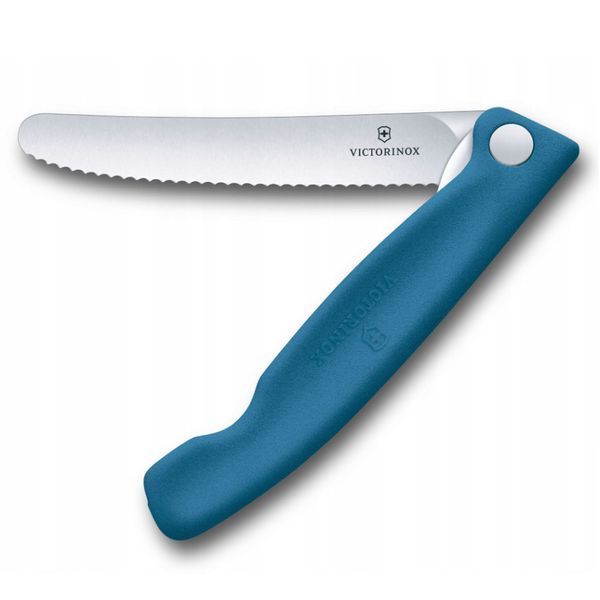 Складаний ніж для пікніка Victorinox Swiss Classic 11см хвил син 6.7832.FC1 6.7832.FC1 фото