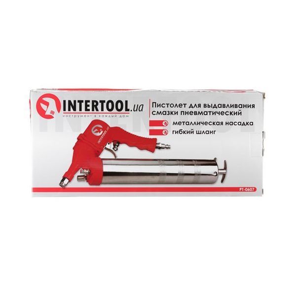 Пневмопістолет для видавлювання мастила Intertool PT-0607 PT-0607 фото