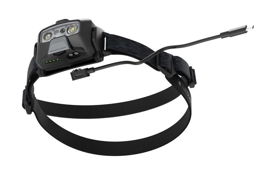 Налобний ліхтар LedLenser HF6R CORE , заряджається, з режимом червоного світла, 800/500/250/20 502796 фото