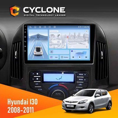 Штатна магнітола Hyundai i30 (FD) 2008-2011 Climate Cyclone C9-012 4x64 DSP 4G НФ-00007872 фото
