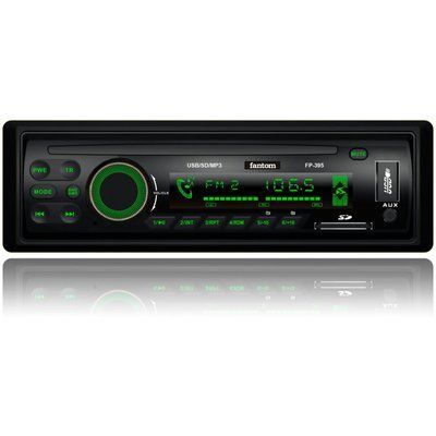 Автомагнітола FANTOM FP-395 Black/Multicolor 56136 фото
