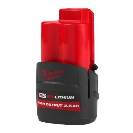 Аккумулятор MILWAUKEE M12 HB2.5 (HIGH OUTPUT) 2,5 АЧ 4932480164 фото
