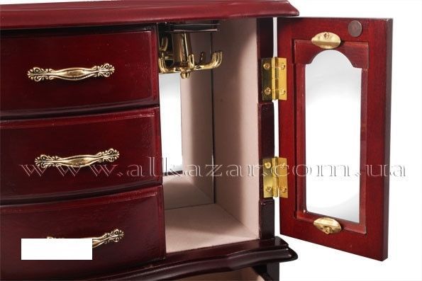 Шафка для прикрас із кріпленнями для ланцюжків King Wood JF-25066C фото