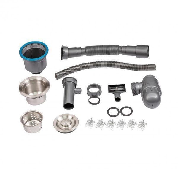 Мийка для кухні інтегрована Lidz Handmade H5845 (LDH5845BRU35384) Brushed Steel 3,0/1,0 мм SD00041488 фото