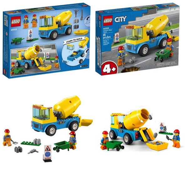 Конструктор LEGO City Вантажівка-бетонозмішувач 60325L фото