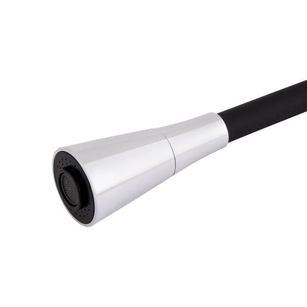 Змішувач для кухні Lidz Tani 008F3 з гнучким виливом (k40) LDTAN008F3BCR39484 Black / Chrome SD00045588 фото
