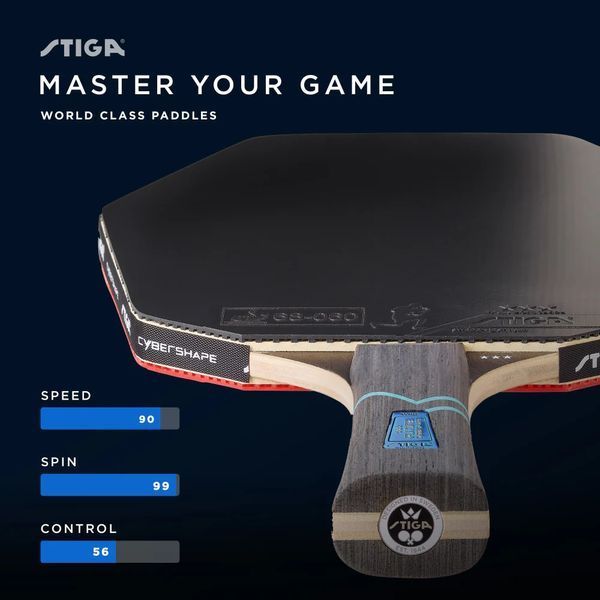 Ракетка для настільного тенісу Stiga Cybershape Future 3 Star FL (1213-0304-35) 931284 фото