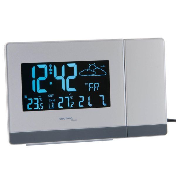 Годинник проекційний Technoline WT549 White (WT549) DAS301195 фото