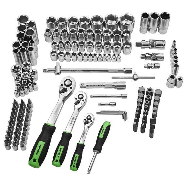 Професійний набір інструментів в кейсі Winso Pro 1/2", 1/4", 3/8" 72T, CR-V, 150од. 924150 924150(L) фото