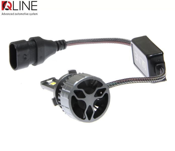 Лампи світлодіодні Qline Optima 9006 6000K (2шт) 35376-car фото