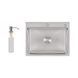 Мийка для кухні інтегрована Lidz Handmade H5845 (LDH5845BRU35384) Brushed Steel 3,0/1,0 мм SD00041488 фото 1