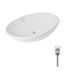 Комплект Qtap Dove: Раковина накладна овальна 635x420x150 мм White + Донний клапан PU02O SD00053433 фото 1