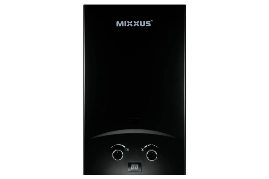 Димохідна газова колонка Mixxus GWH-0210 Basic Black 10 л/хв чорна (WH0023) WH0023 фото