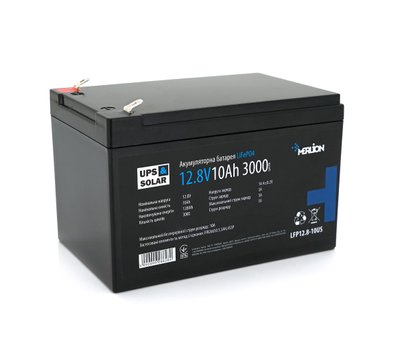 Аккумулятор литий-железо-фосфатный Merlion LiFePO4 12.8V 10AH (151x98x101) for UPS, 3000 циклов U_28628 фото