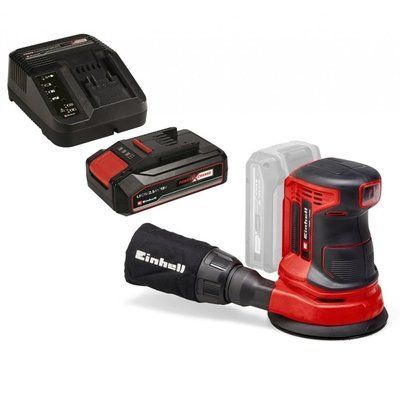 Шліфмашина ексцентрикова акумуляторна Einhell TE-RS 18 Li Kit 2.5 Ah (4462010K) 4462010K фото