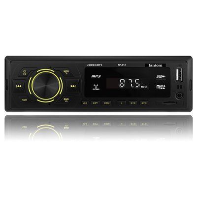 Автомагнітола FANTOM FP-312 Black/Green 56804 фото