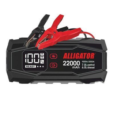 Пусковий пристрій Alligator Jump Starter 1000A/2000A 22000mAh JS845(L) фото