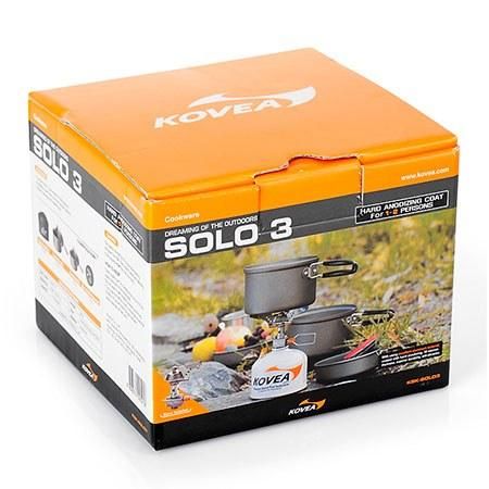 Набор туристической посуды Kovea Solo 3 KSK-SOLO3 (4823082716227) 4823082716227 фото
