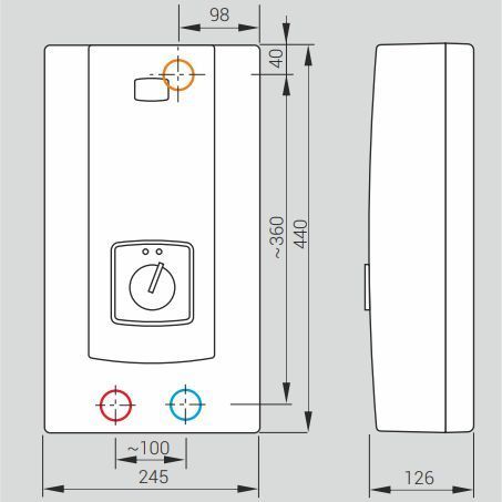 Проточний водонагрівач Kospel PPH2-15 Hydraulic PPH2 - 15 фото