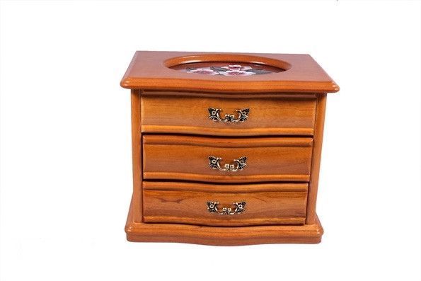 Комодик для прикрас King Wood з квітами JF-K2539A фото
