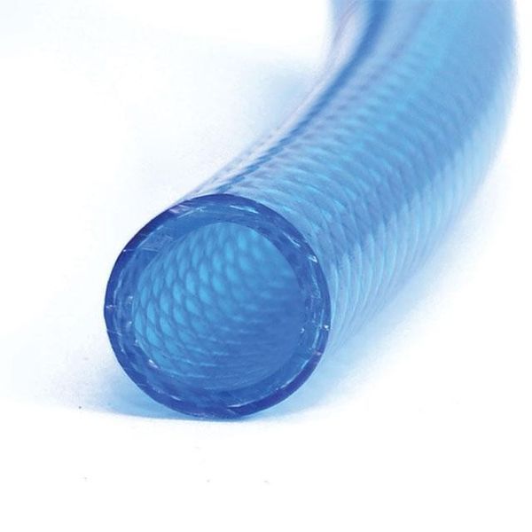 Шланг для води тришаровий, синій, 1/2", 20 м, армований, PVC INTERTOOL GE-4053 GE-4053 фото