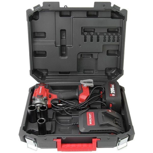 Акумуляторний безщітковий гайковерт ударний WORCRAFT CIW‑S20LiBM‑450 13268W фото