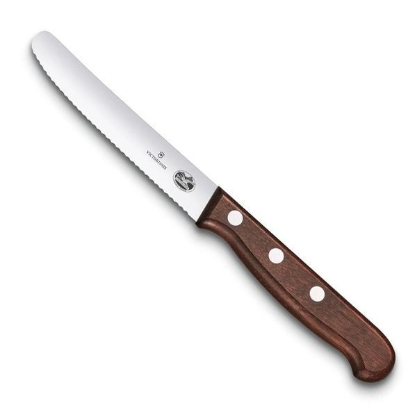 Ніж для томатів Victorinox Wood Tomato and Table 11 см 5.0830.11G 5.0830.11G фото