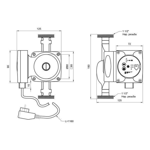 Насос циркуляційний Thermo Alliance LPSA 25/60/180 SD00047141 фото
