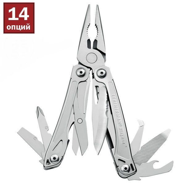 Мультитул LEATHERMAN Wingman (синтетичний чохол) + безкоштовна доставка 832523 фото