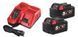 Енергокомплект Li-Ion MILWAUKEE, M18 NRG-502 (зарядний пристрій M12-18 FC, 2 акумулятори М18 В5 5Аг) + подарунок акумулятор M12 4933459217 фото 3