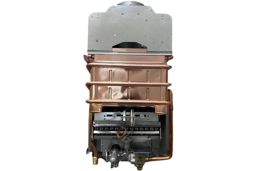 Димохідна газова колонка Koer KWH.G0110 Black 10 л/хв чорна KR5554 KR5554 фото