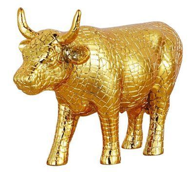 Колекційна статуетка корова Mira Moo-Gold, Size М 47783 фото