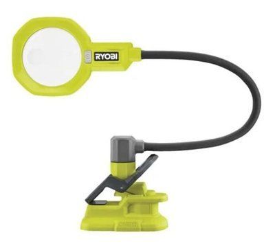 Ліхтар Ryobi RML18-0,18В ONE+, 500 лм, 2 режими, гнучка штанга, збільшувальна лінза 86 мм (без АКБ та ЗУ) 5133005669 фото