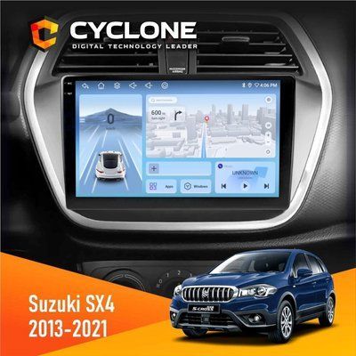 Штатна магнітола Suzuki SX4 2013-2021 Cyclone C9-012 4x64 DSP 4G НФ-00008040 фото