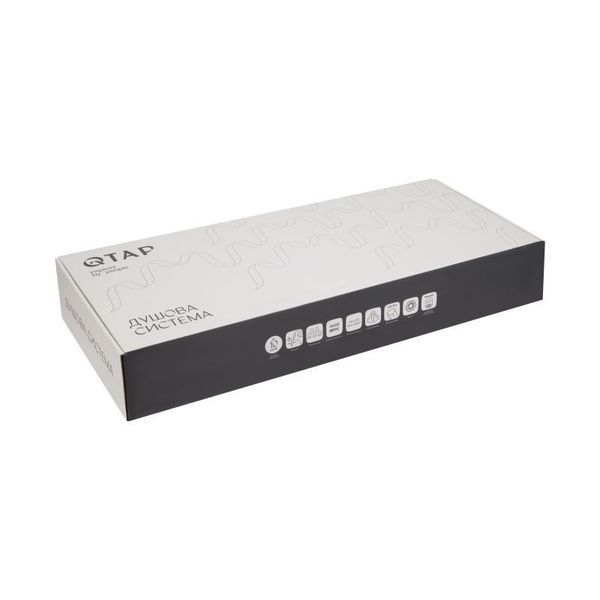 Душова система універсальна Qtap Presto на три споживача (з виливом) QTPRE111CRM45575 Chrome SD00051699 фото
