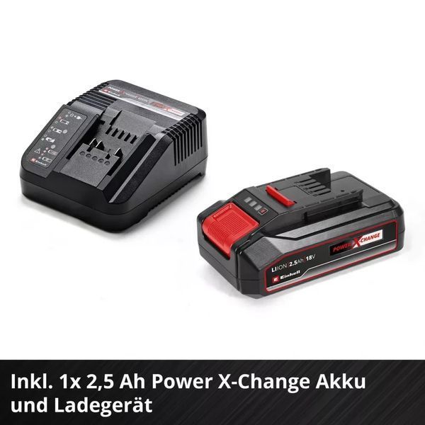 Дриль-шуруповерт ударний акумуляторний Einhell TE-CD 18/44 Li-i 1x2.5Ah (4514287) 4514287 фото