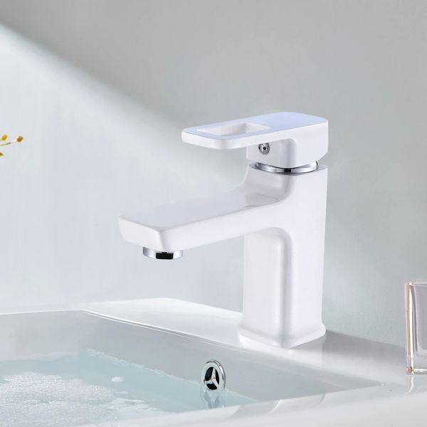 Змішувач для раковини Lidz Wawel 001 (k35) LDWAW001WHI45397 White SD00051521 фото