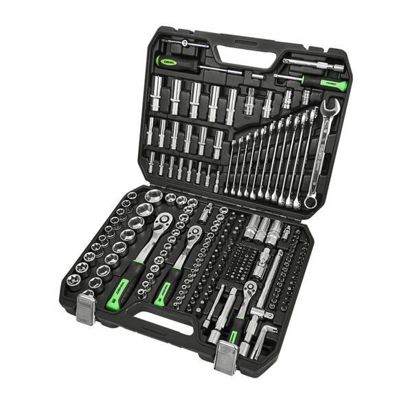 Професійний набір інструментів в кейсі Winso Pro 1/2", 1/4", 3/8" 72T, CR-V, 219од. 924219 924219(L) фото