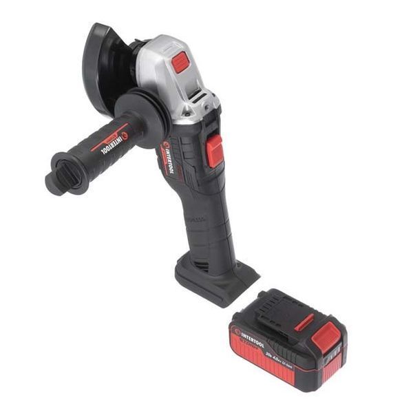 Шліфмашина кутова акумуляторна Intertool WT-0366 WT-0366 фото