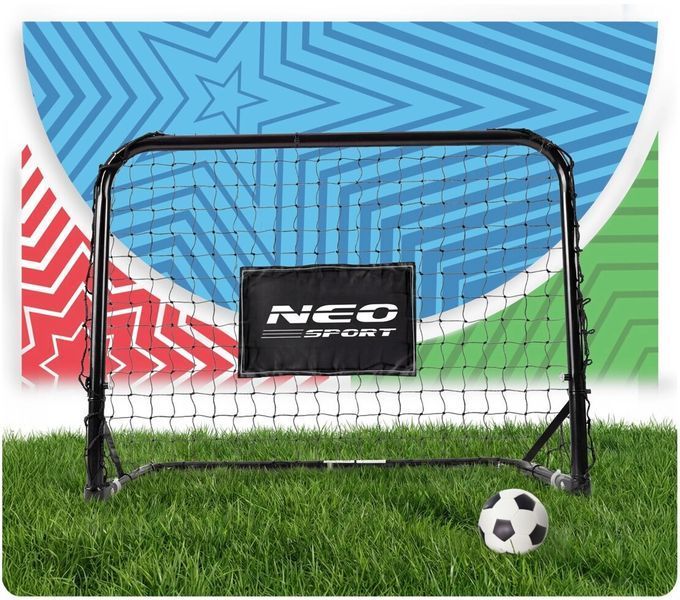 Ворота футбольні Neo‑Sport NS‑486 60 х 45 х 25 см, чорні 1486 фото