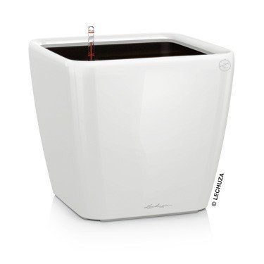 Вазон Lechuza Quadro Premium LS 28, білий 16140 фото