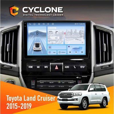 Штатна магнітола Toyota Land Cruiser (200) 2015-2019 Cyclone C9-012 4x64 DSP 4G НФ-00008057 фото