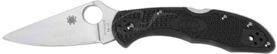 Нож Spyderco Delica4 Flat Ground Black 87.11.86 фото