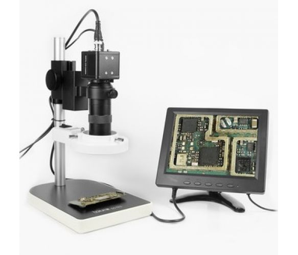Цифровой микроскоп с монитором BAKKU BA-003 (подсветка люминесцентная, фокус 30-156 мм,Box (330*265*200) 2,8 U_11185 фото
