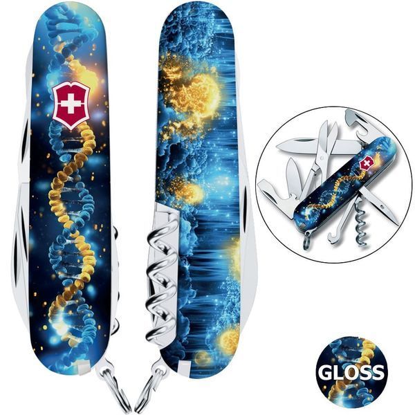 Складной нож Victorinox Climber Ukraine ДНК Украинца 1.3703.3_T3270pw 1.3703.3_T3270pw фото
