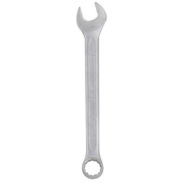 Ключ рожково-накидний JCB Tools CR-V, штамп. (18 мм) JCB-75518 JCB-75518 фото