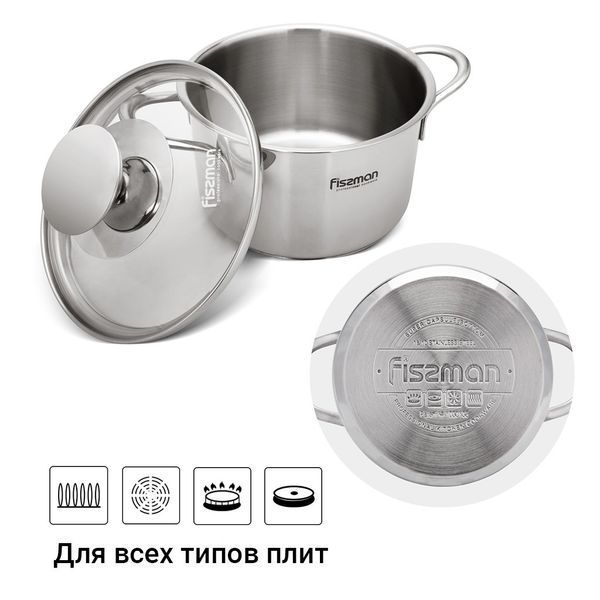 Каструля FISSMAN Bambino 0,9 л SS-5273.14 5273 фото